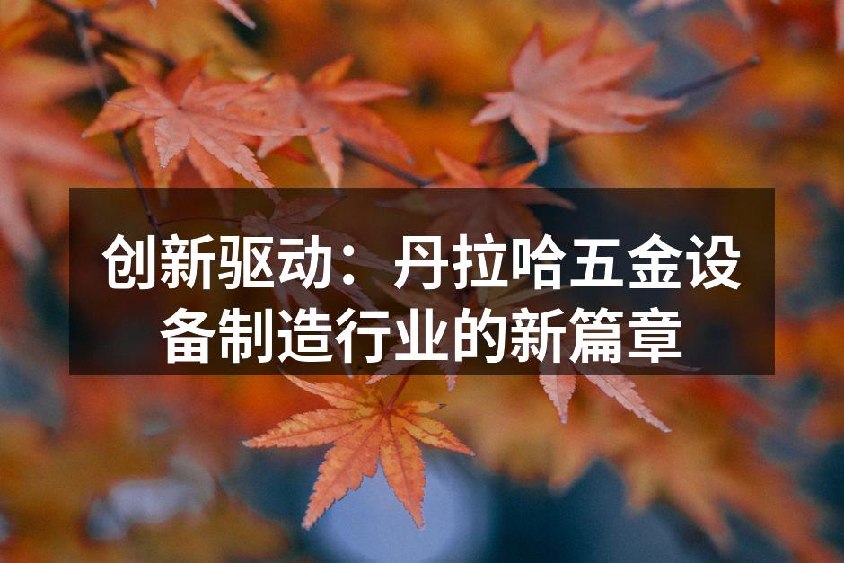 丹拉哈最新智能数控机床
