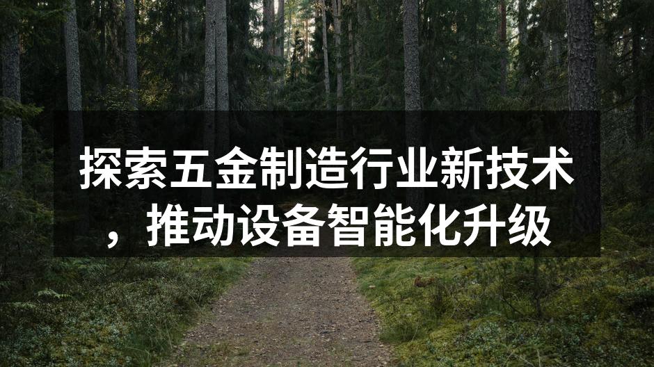 智能化生产线提升效率